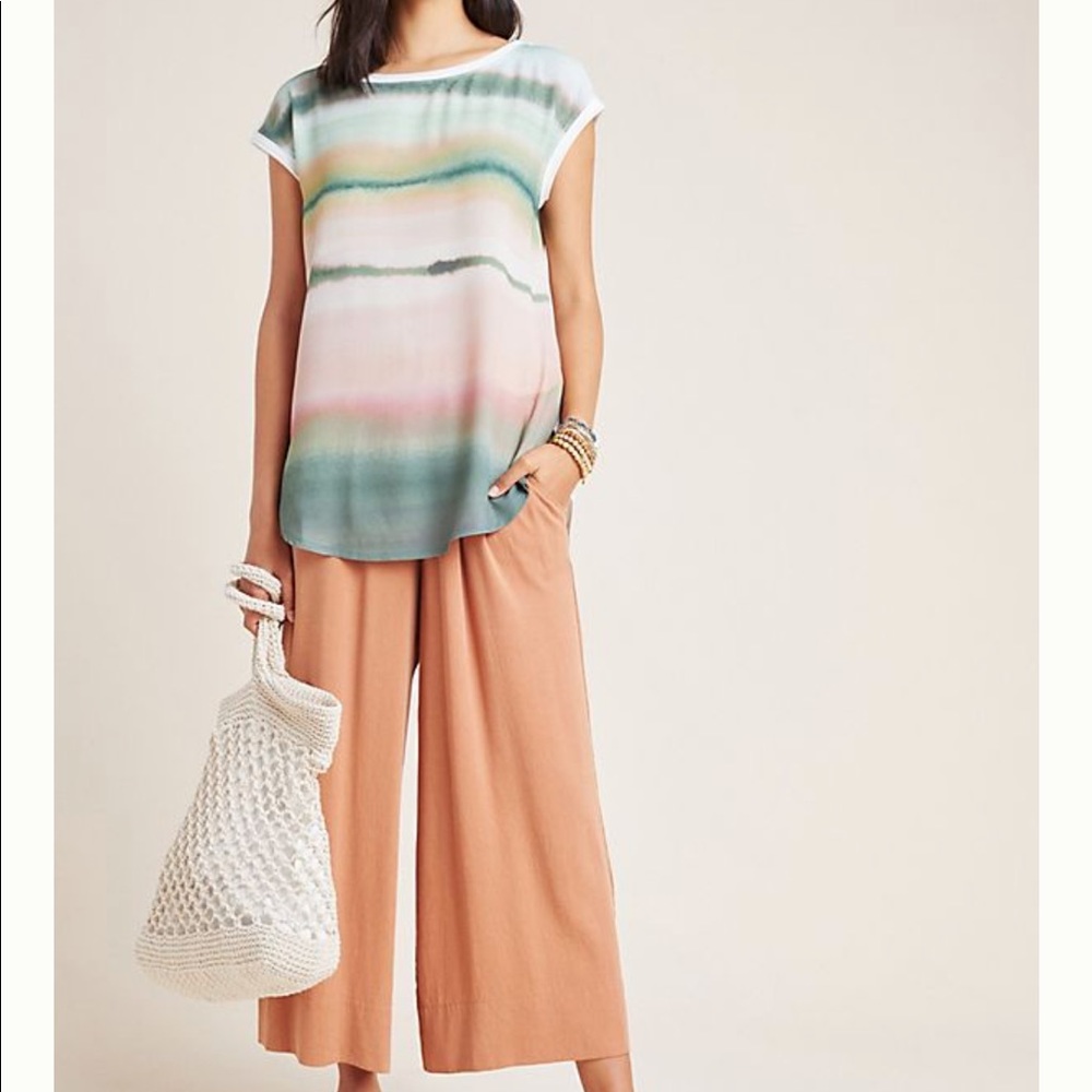 NWT Anthropologie Tuscany Boat Neck Tunic